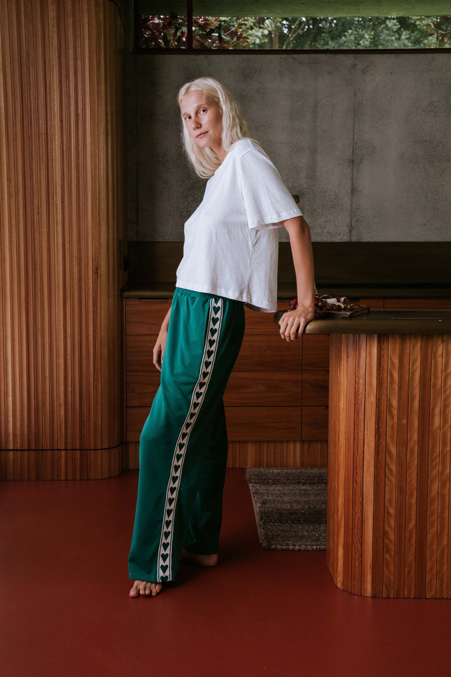 Racer Track Pant - Green