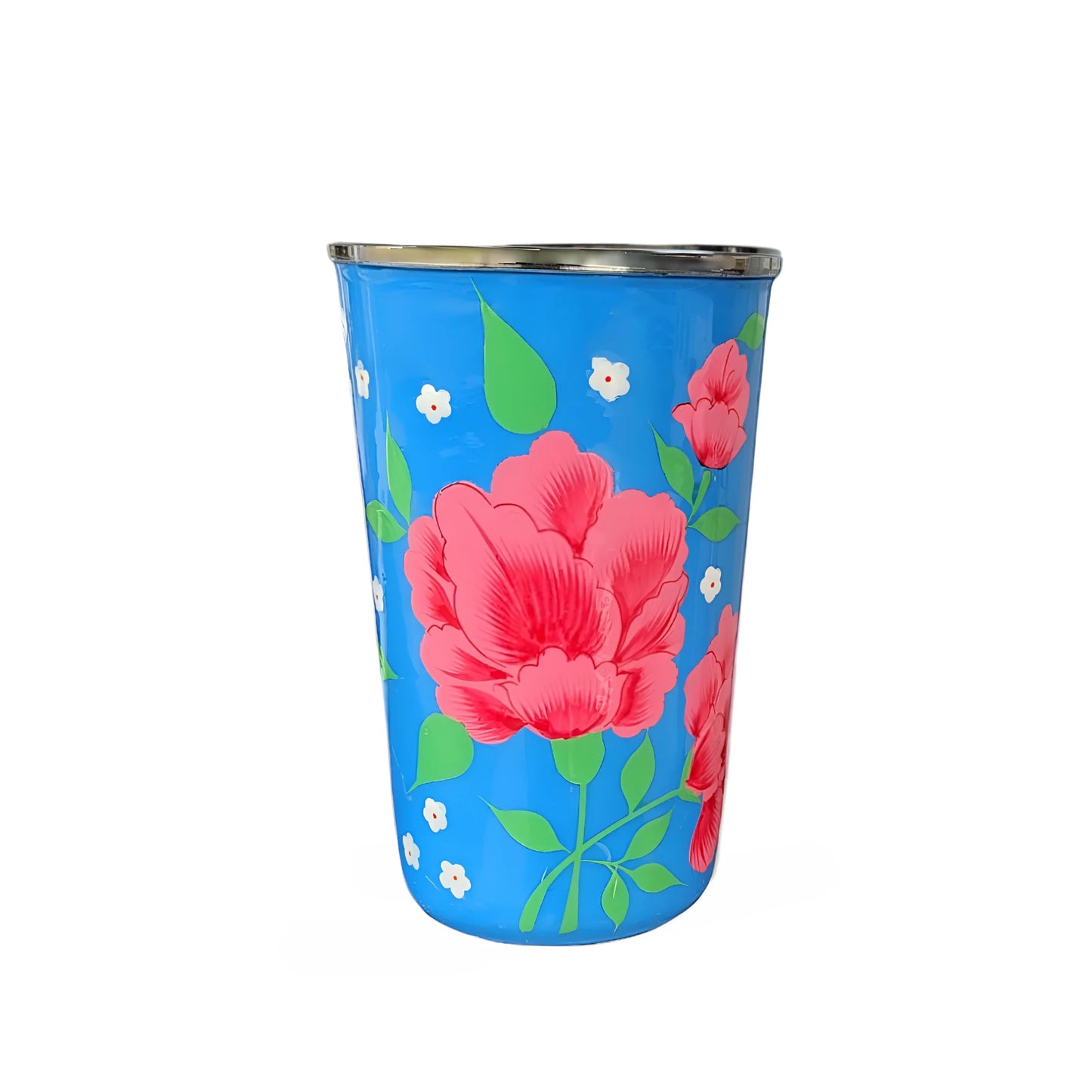 Picnic Folk - Large Tumbler - Bloom - Cornflower