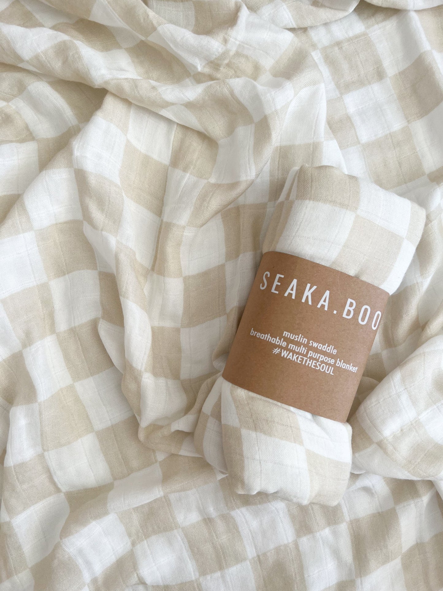 Seaka Boo - Swaddle - Tillie Check