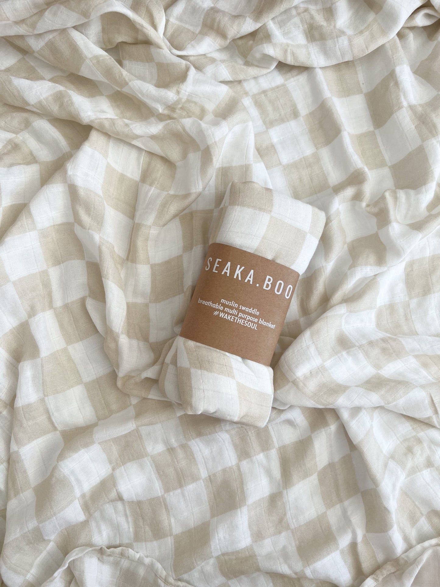 Seaka Boo - Swaddle - Tillie Check