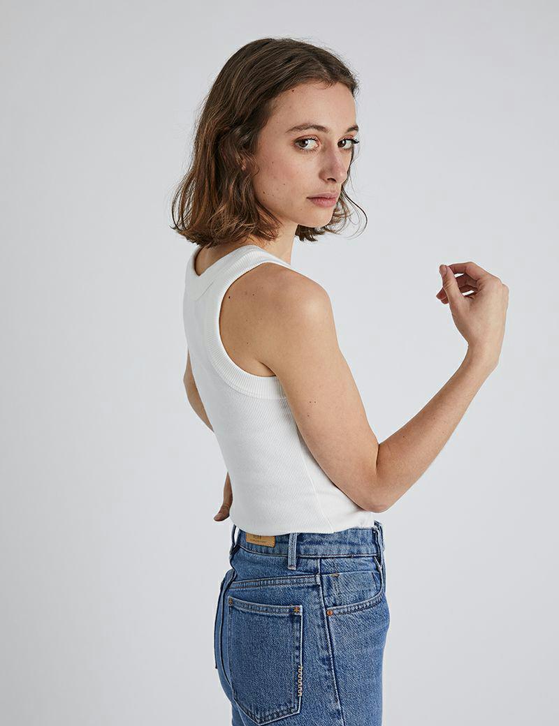 Neuw - Jonesy Singlet - White