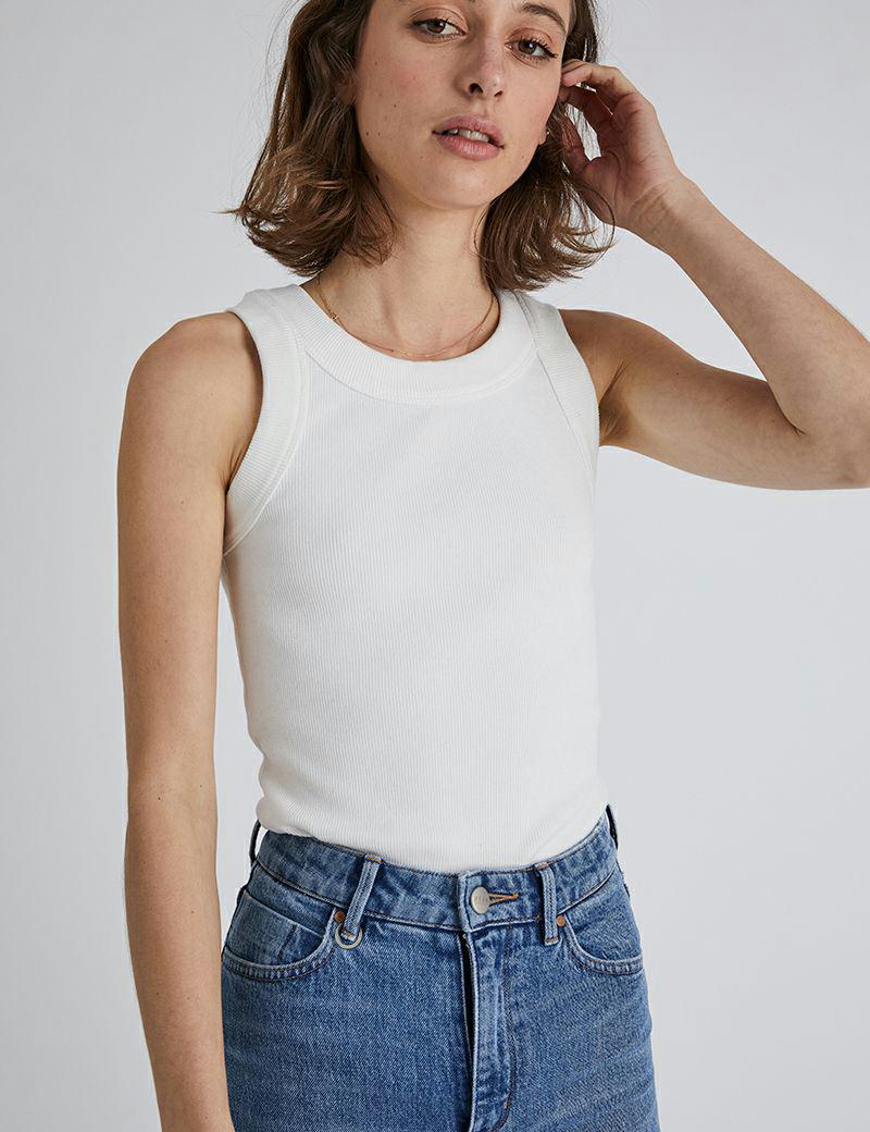 Neuw - Jonesy Singlet - White