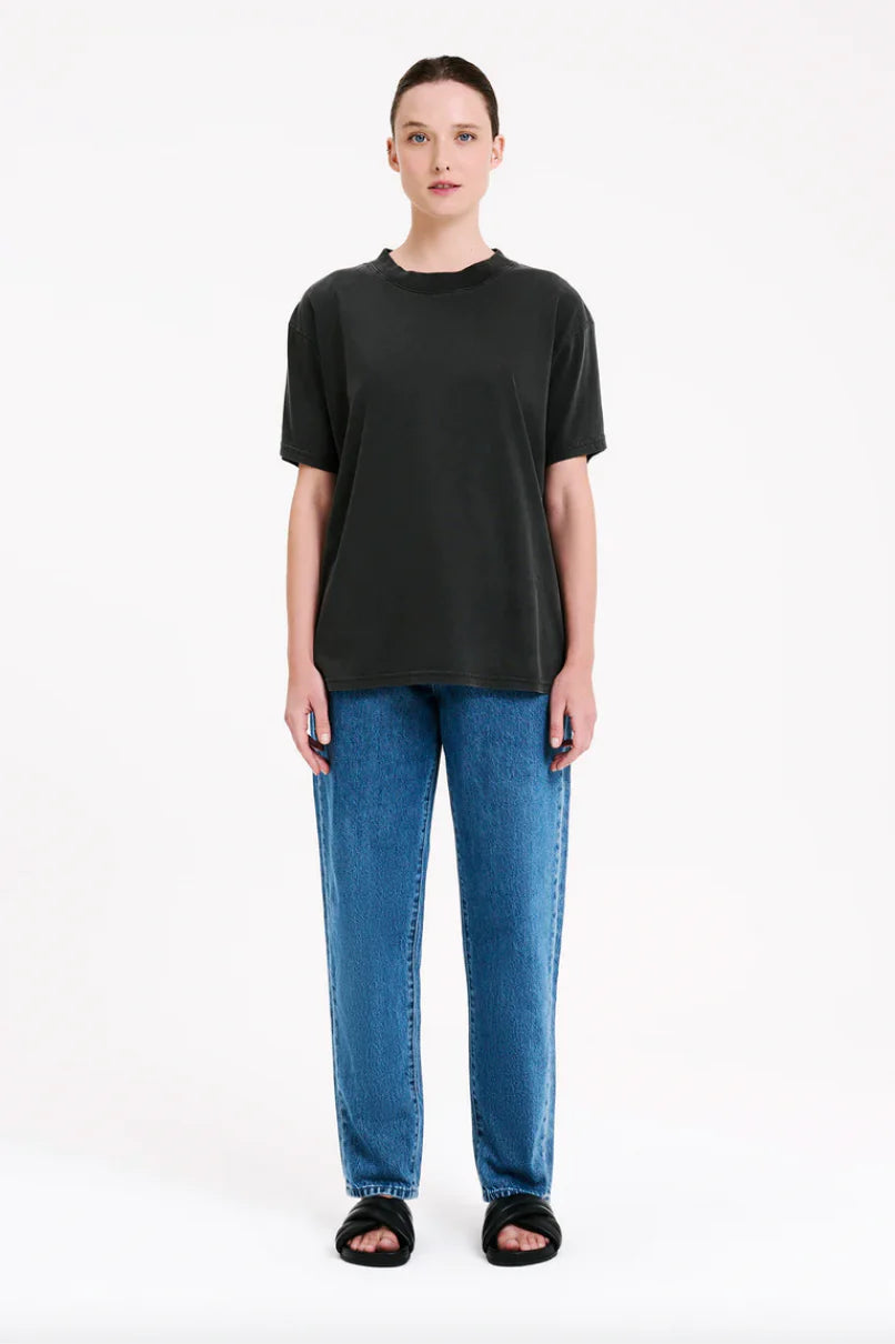 Nude Lucy - Organic Boyfriend Tee - Coal