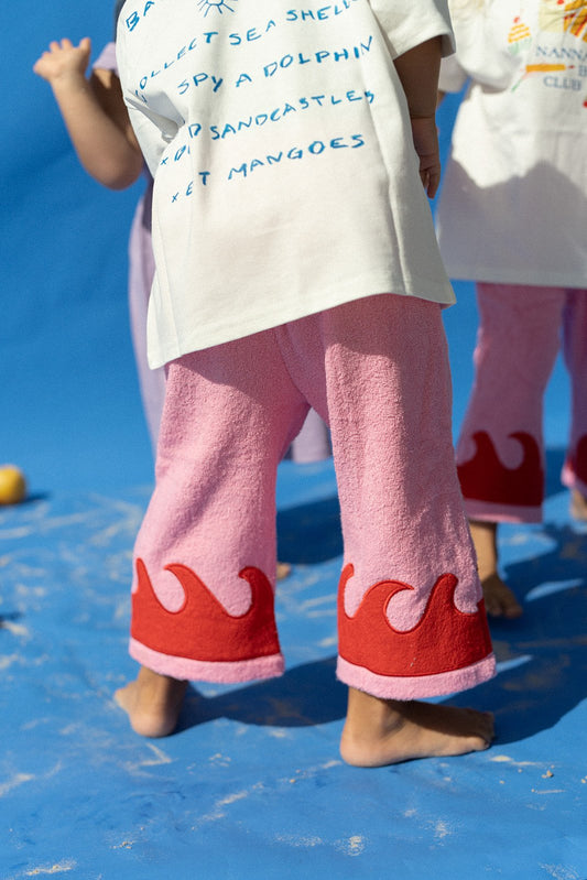 Spicy Dugong - Wave Pants - Pink