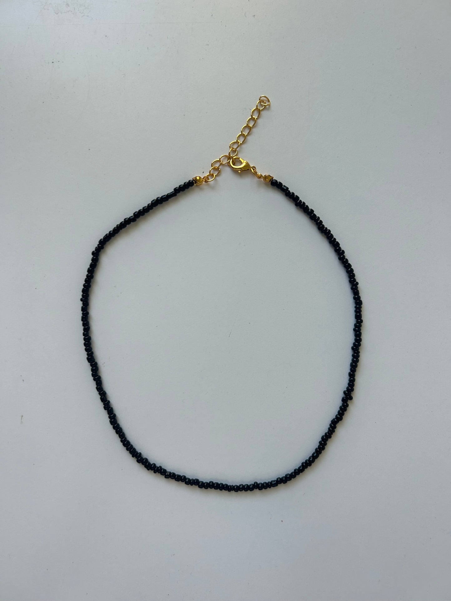 Beaded Necklace - Black