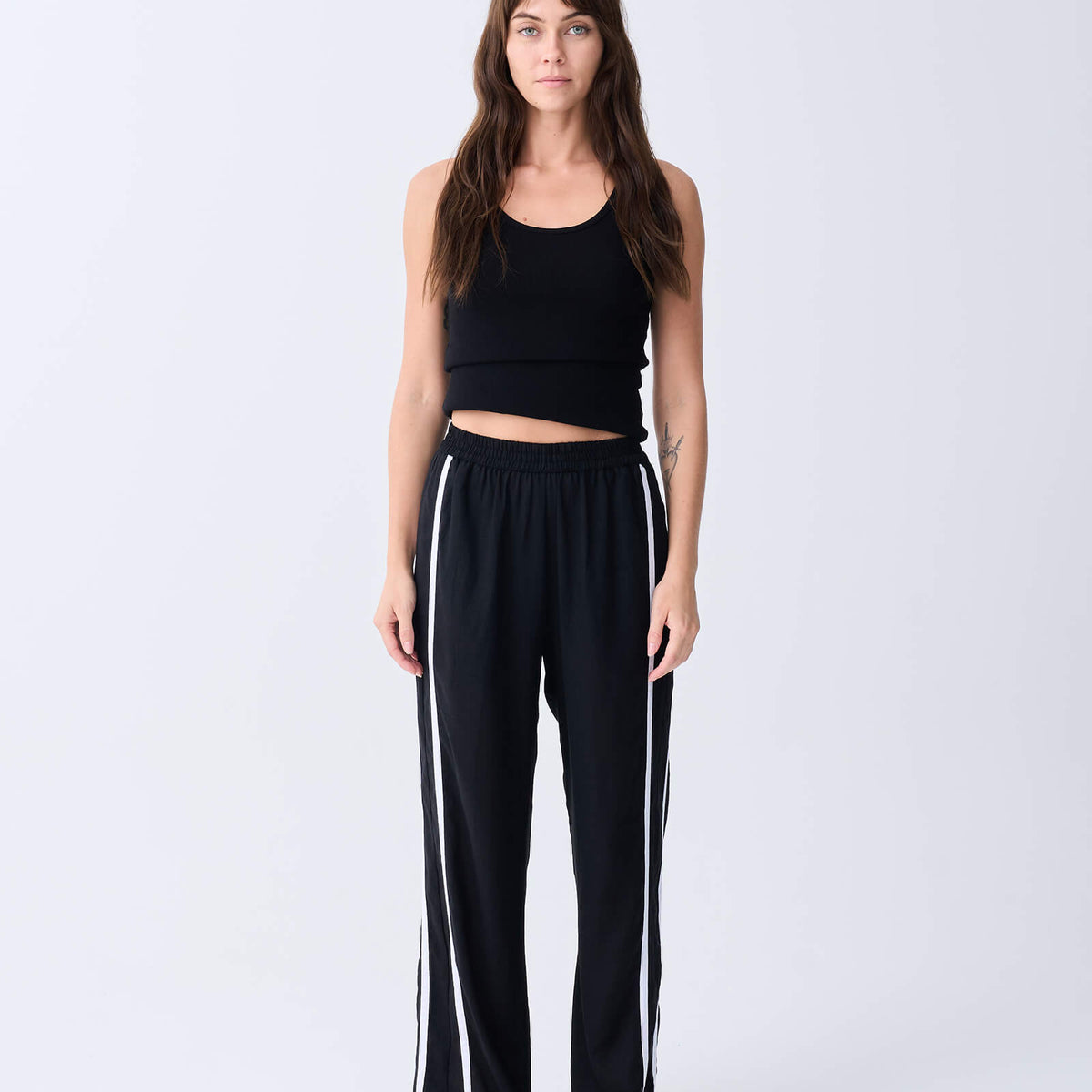 Linen Racer Pant - Black – Near the Sea