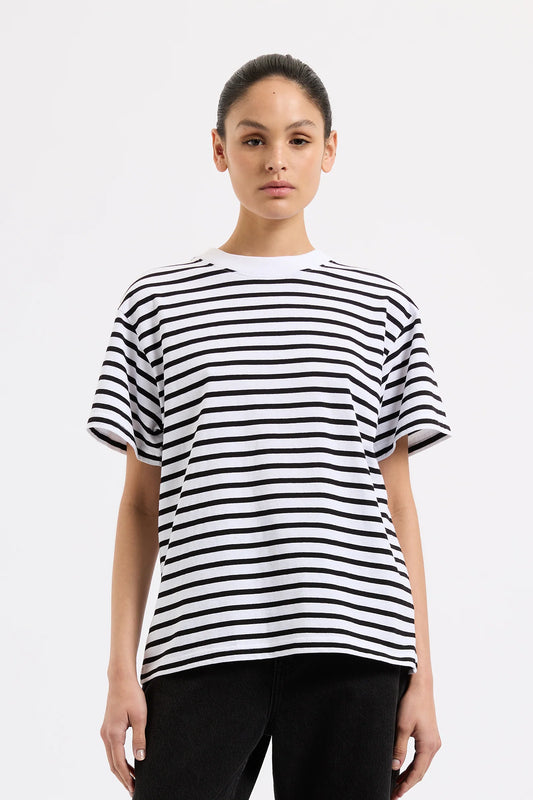 Organic Boyfriend Tee - Stripe