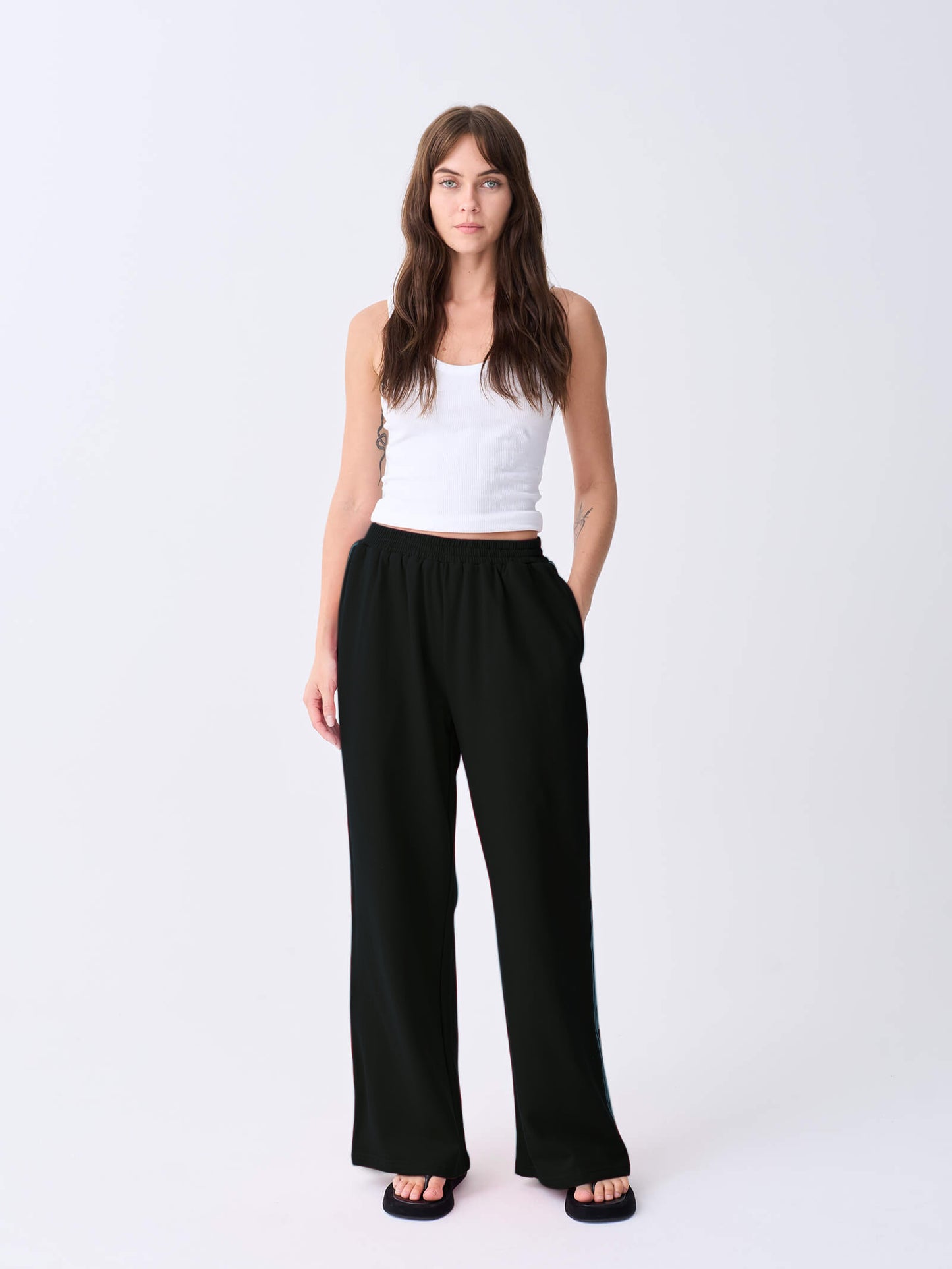 Racer Track Pant - Black