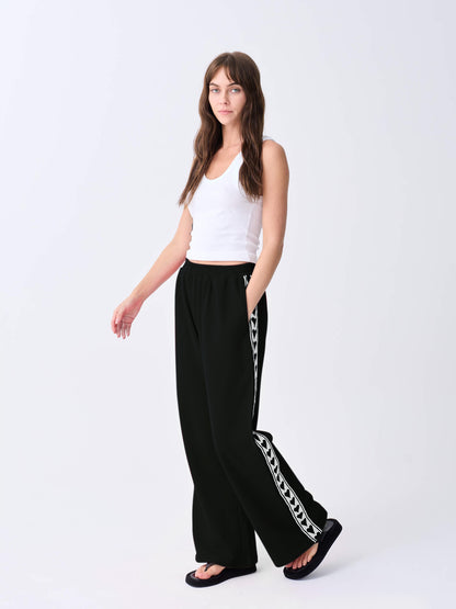 Racer Track Pant - Black