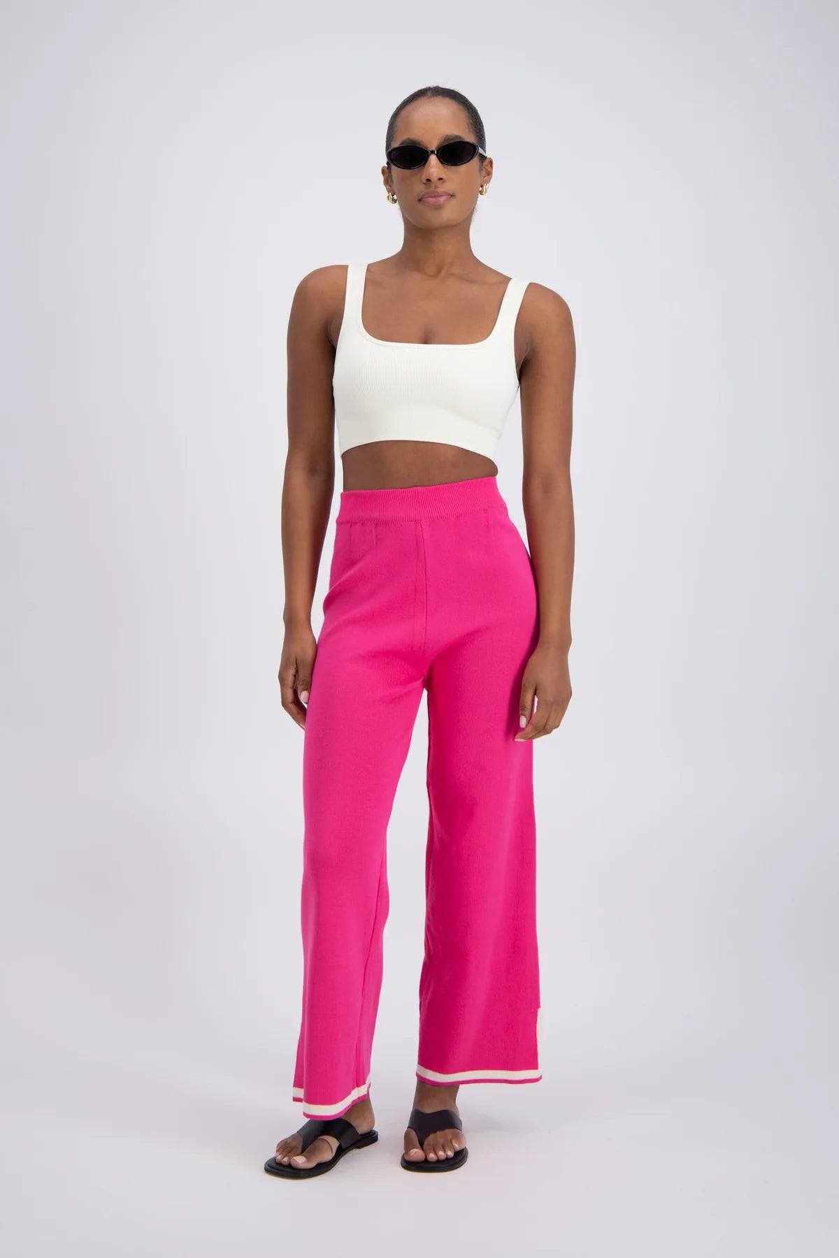 Jasmine Alexa - Deia Knit Pants - Pink
