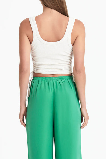 Nude Lucy - Mika Drawstring Tank - Cream Marle